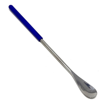 A2Z Scilab Vinyl Handle Micro Lab Flat Spoon Spatula 8" A2Z-ZR121